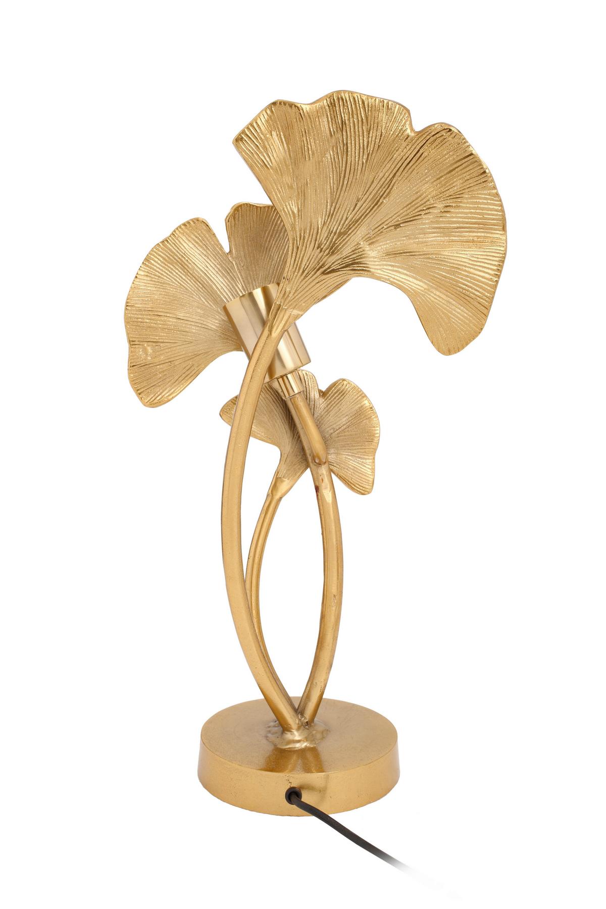 Tischlampe Cosima Goldfarben - Goldfarben, Trend, Kunststoff/Metall (16/28/52cm) - Kayoom