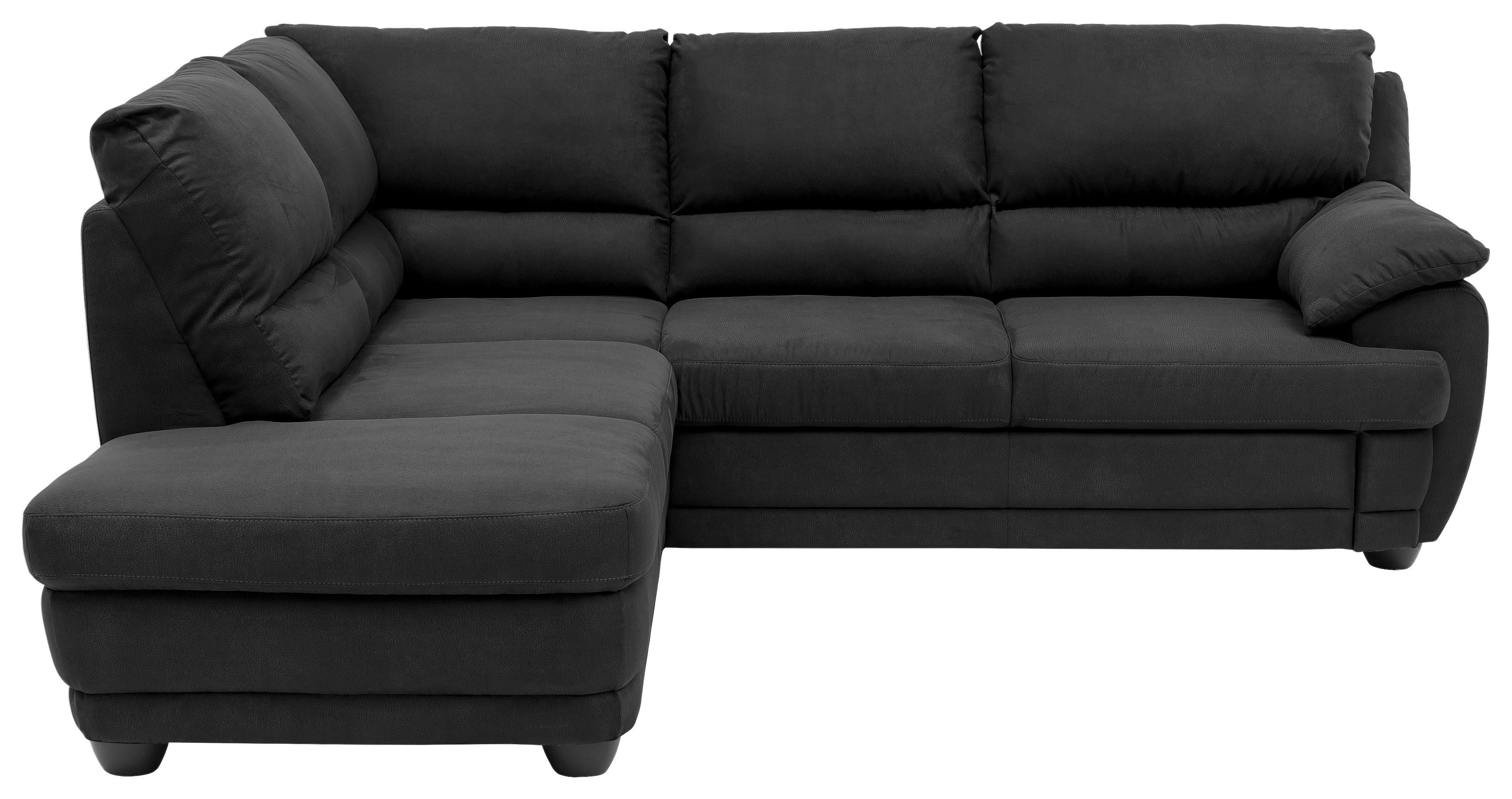 Ecksofa Nebolo Anthrazit S. 225x245cm - Anthrazit, Design, Textil (225/245cm) - Livetastic