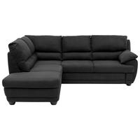 Ecksofa Nebolo Anthrazit S. 225x245cm - Anthrazit, Design, Textil (225/245cm) - Livetastic