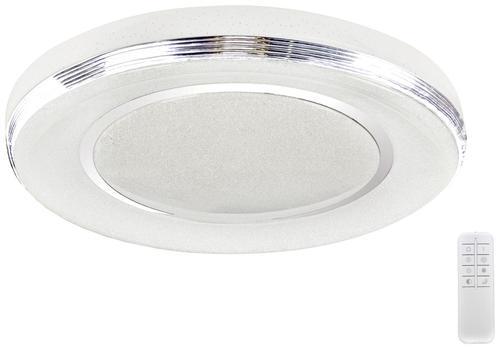 Stropní Led Svítidlo Claski Ø 39cm, 16 Watt - bílá, Romantický / Rustikální, kov/plast (39/10cm) - Modern Living