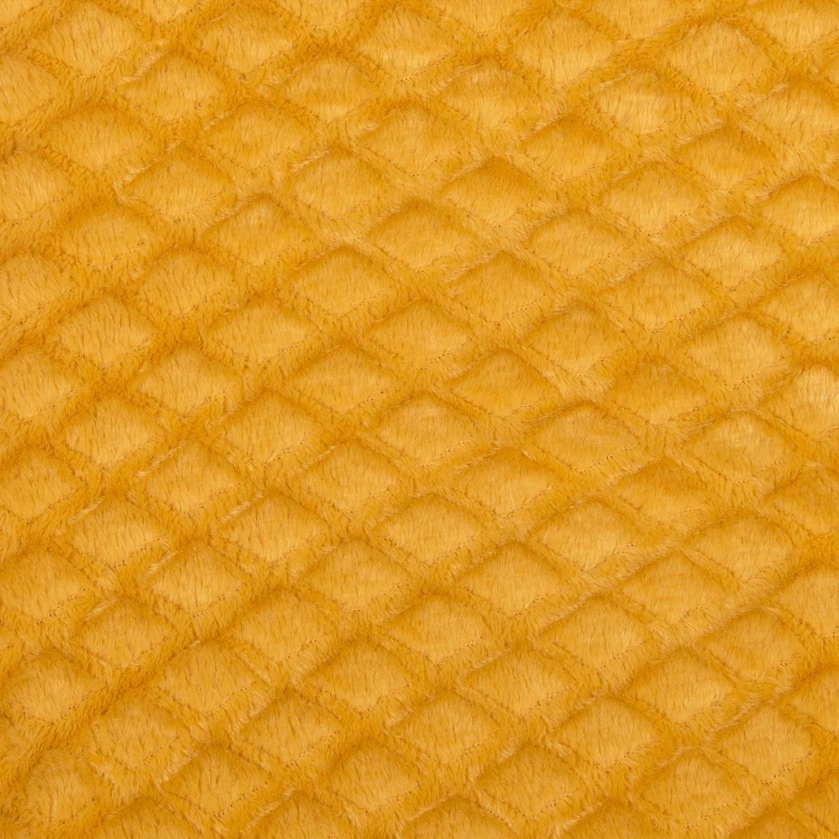 Kuscheldecke Larissa Currygelb 130x170 Cm - Currygelb, MODERN, Textil (130/170cm) - Luca Bessoni