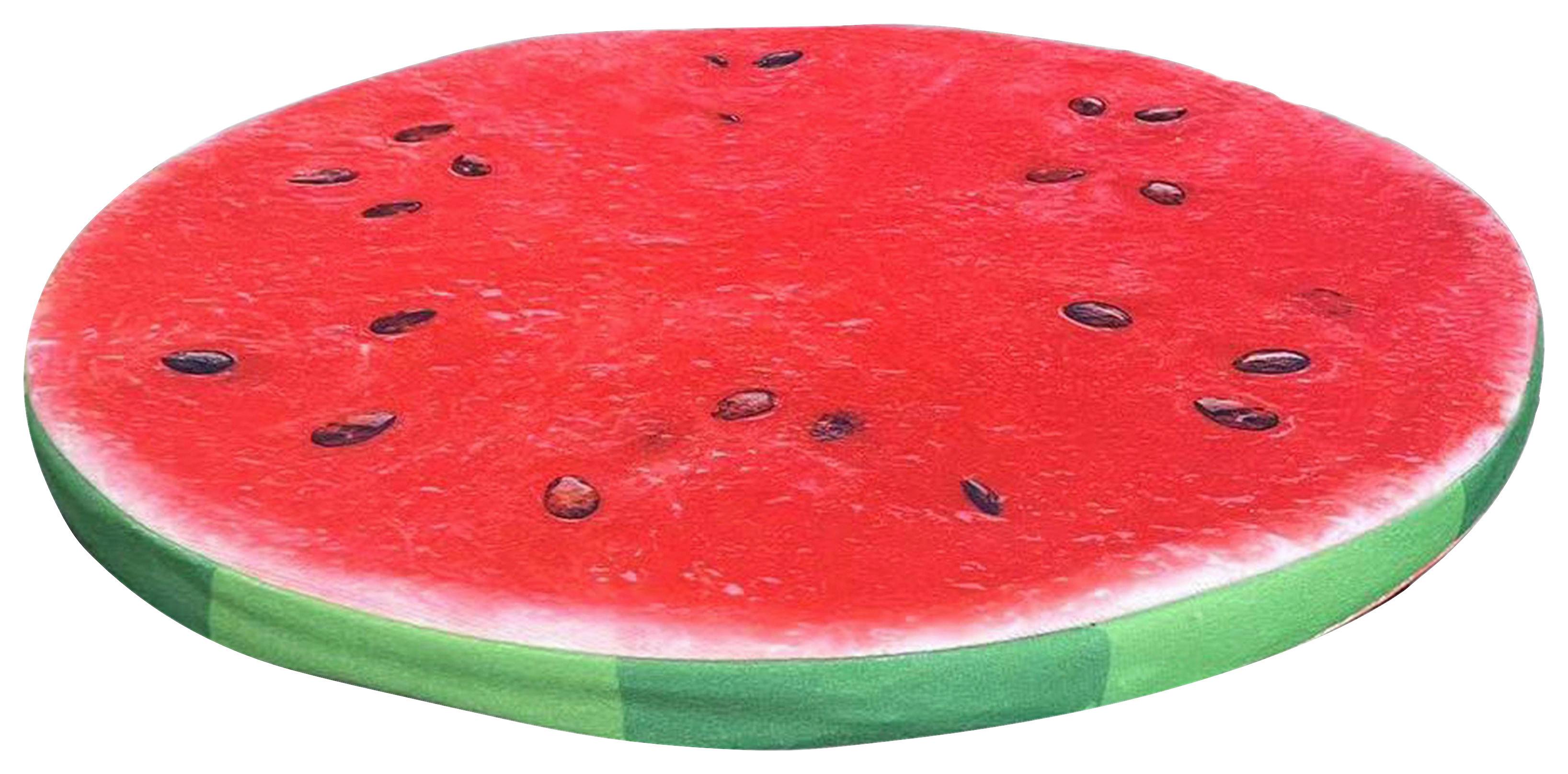 Sitzkissen Fruits - Hellrot, MODERN, Textil (38/2.5cm) - Luca Bessoni