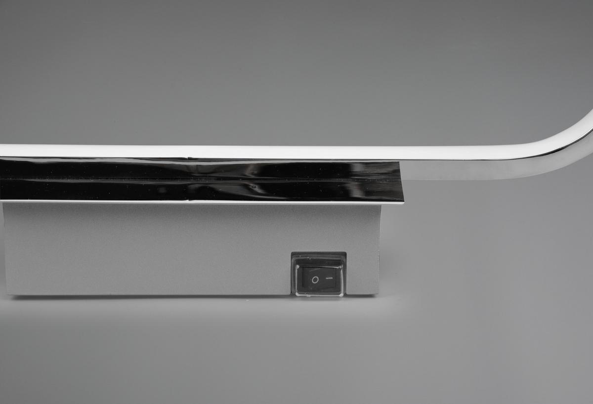 LED-Wandleuchte Gianni, Ip44, 1-Flammig mit Schalter - Chromfarben, Basics, Metall (40/14,8/7,5cm) - Trio Leuchten