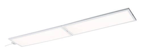 LED-Paneel L: 30 cm dimmbar - Weiß, Basics, Metall (30/10/7cm) - Paulmann
