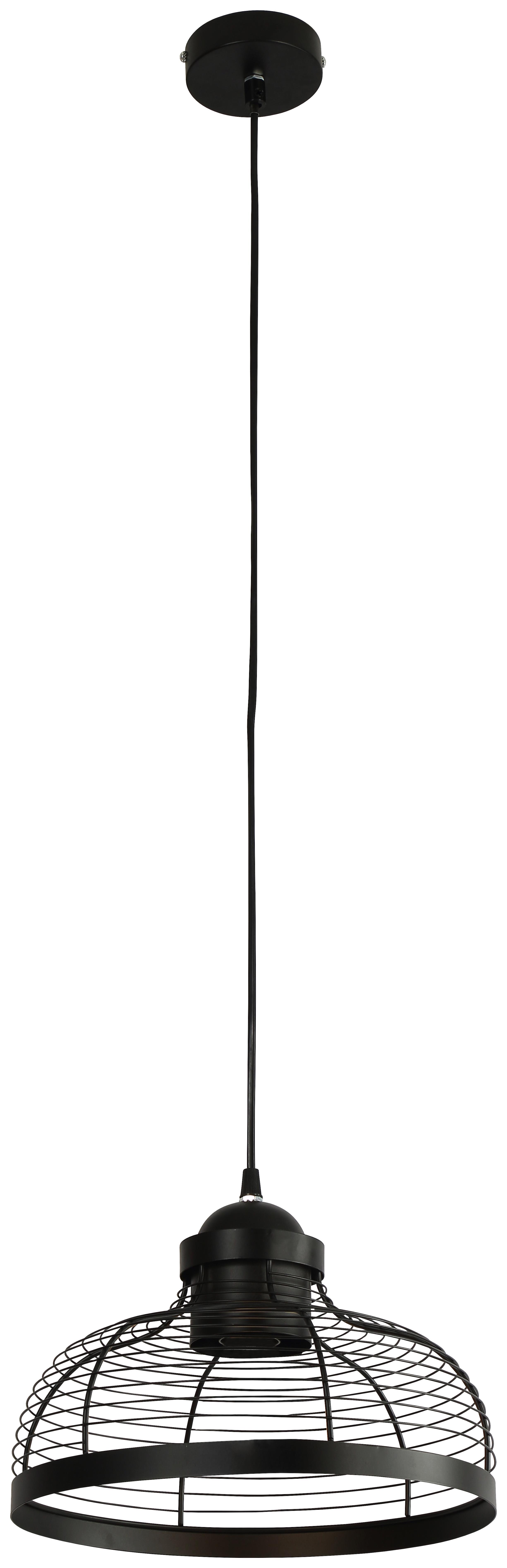 Függőlámpa Kerstin - Fekete, Basics, Fém (30/120cm) - James Wood