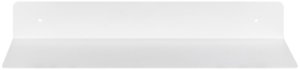Wandboard Joilet B: 50 cm Metall Weiß - Weiß, Trend, Metall (50/7/15cm) - MID.YOU