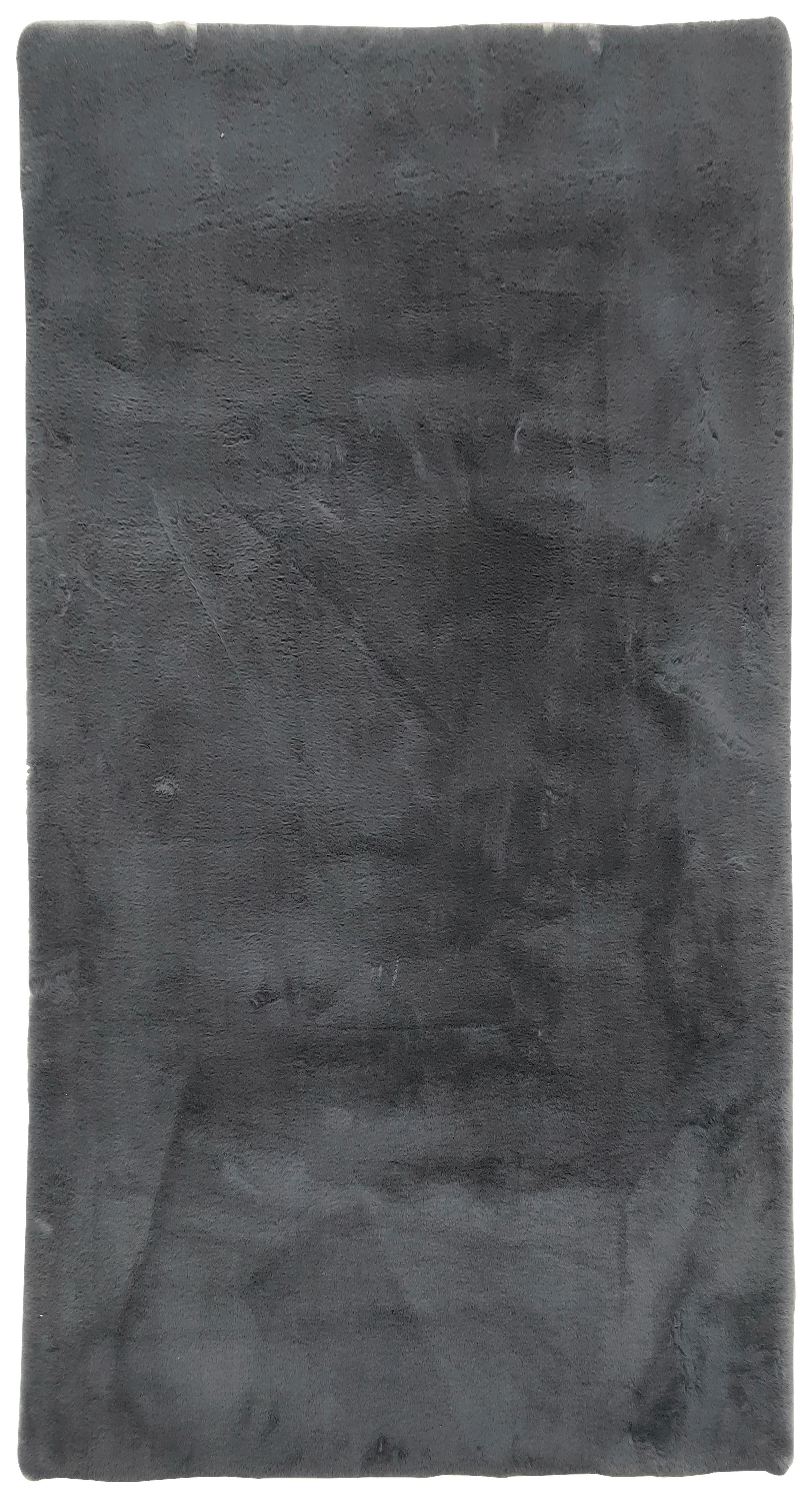 Umelá Kožušina Caroline 1, 80/150cm, Antracit - antracitová, textil (80/150cm) - Modern Living