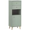 Midischrank Bjarne BxH: 40,3x 113,4 cm Grün/Eiche - Jadegrün/Salbeigrün, MODERN, Holzwerkstoff (40,3/113,4/33,1cm) - MID.YOU