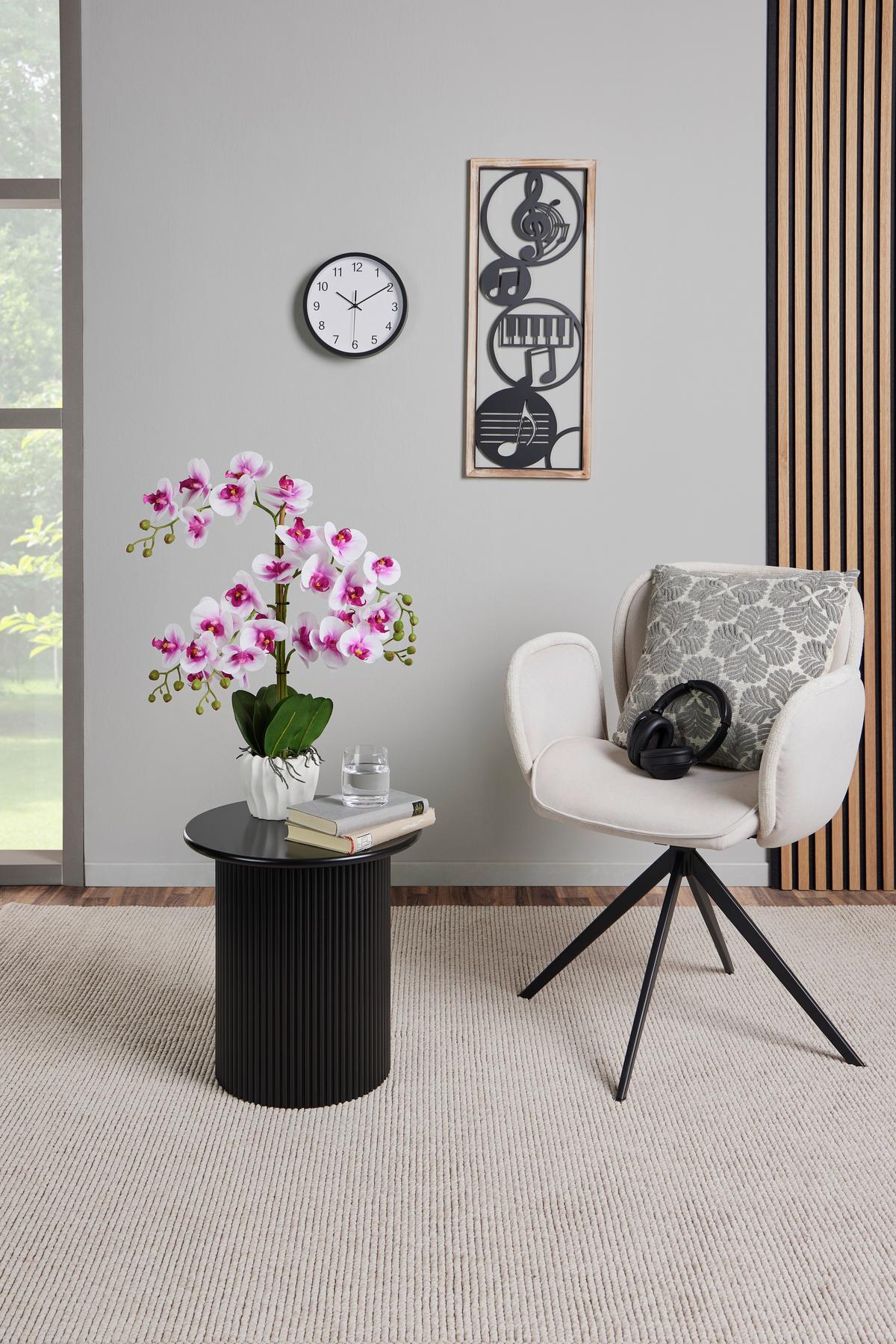 Wanddeko Artiola - Multicolor/Schwarz, Design, Holz/Metall (30/76/1,5cm) - Luca Bessoni