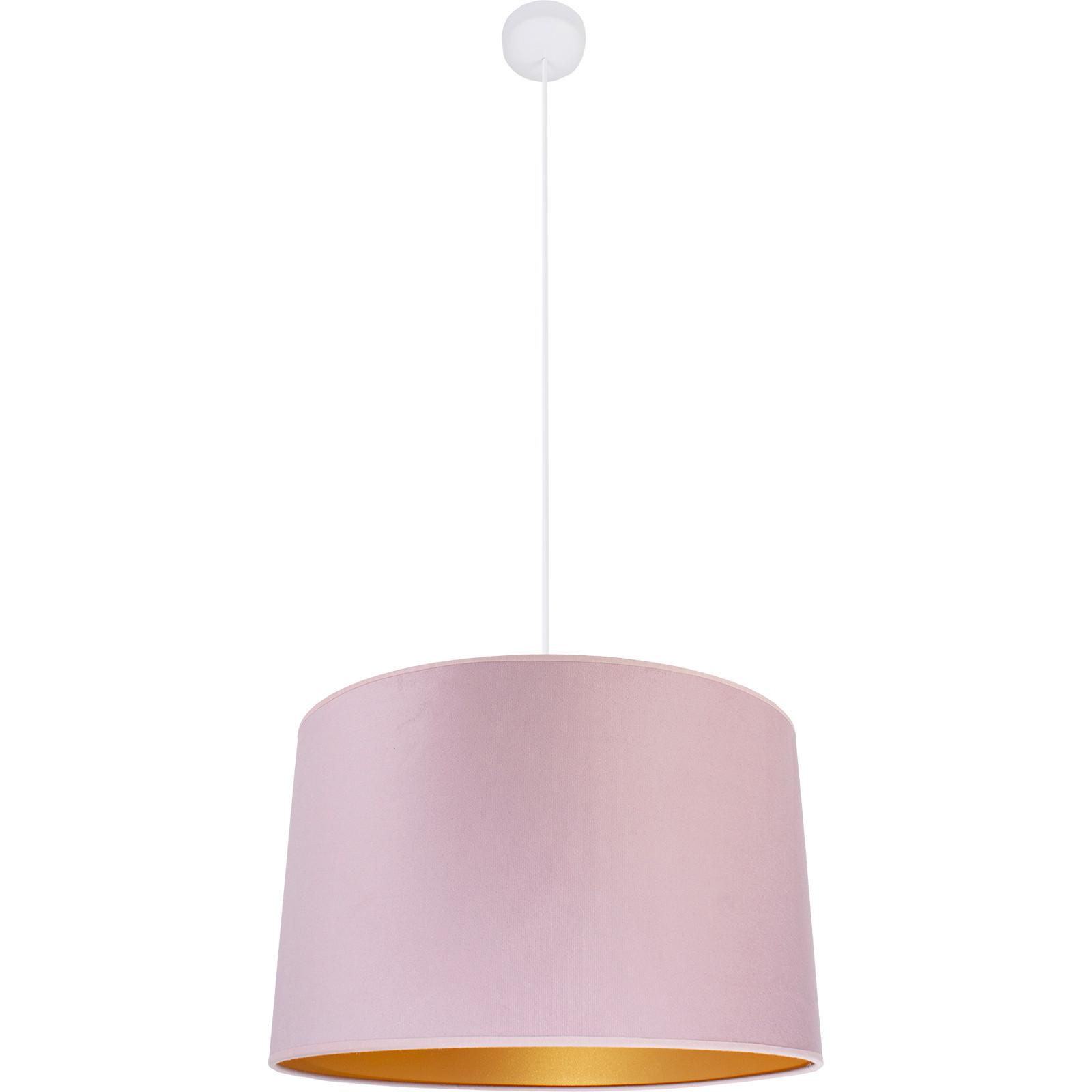 HÄNGELEUCHTE 8552222 CLASSIC - ZARTROSA - Rosa/Weiß, Basics, Holz (40/100cm)