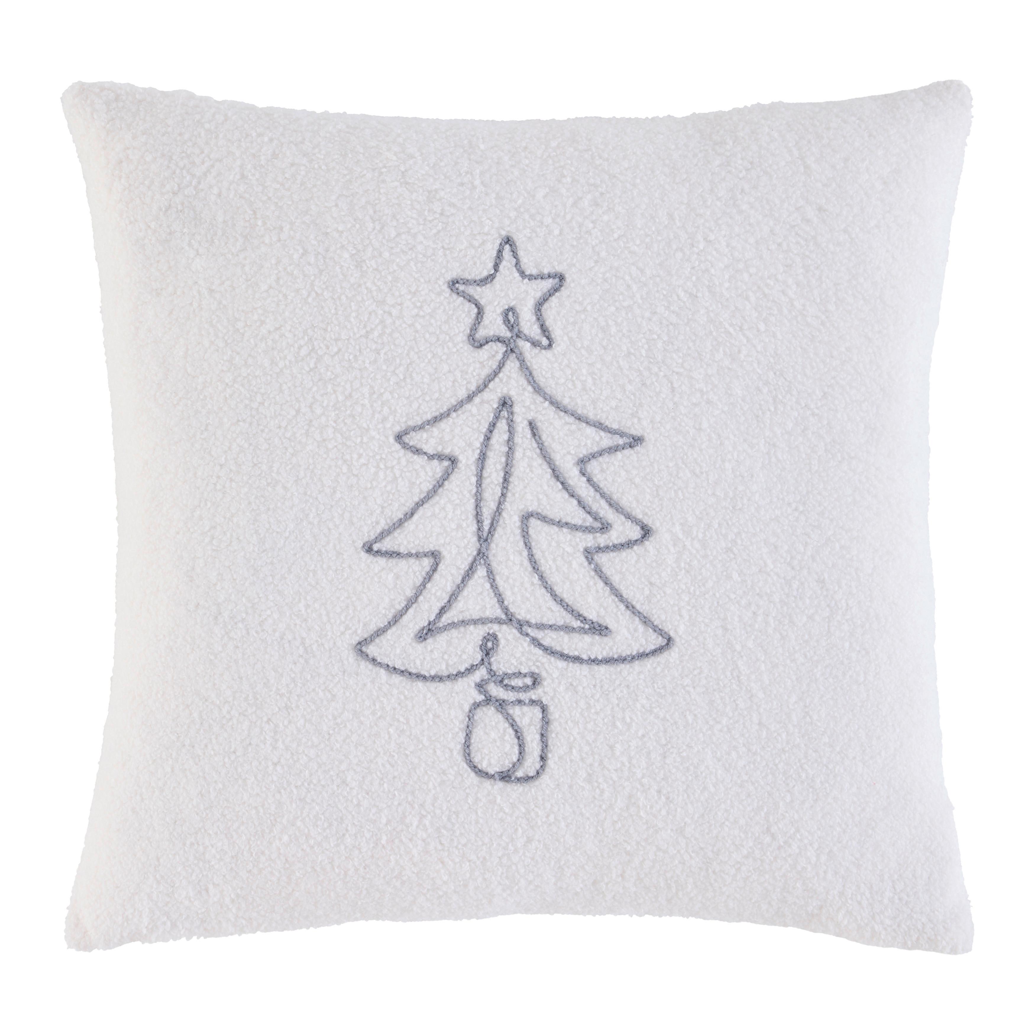 DEKORAČNÝ VANKÚŠ CASPAR - sivá/biela, textil (45/45cm) - Mömax