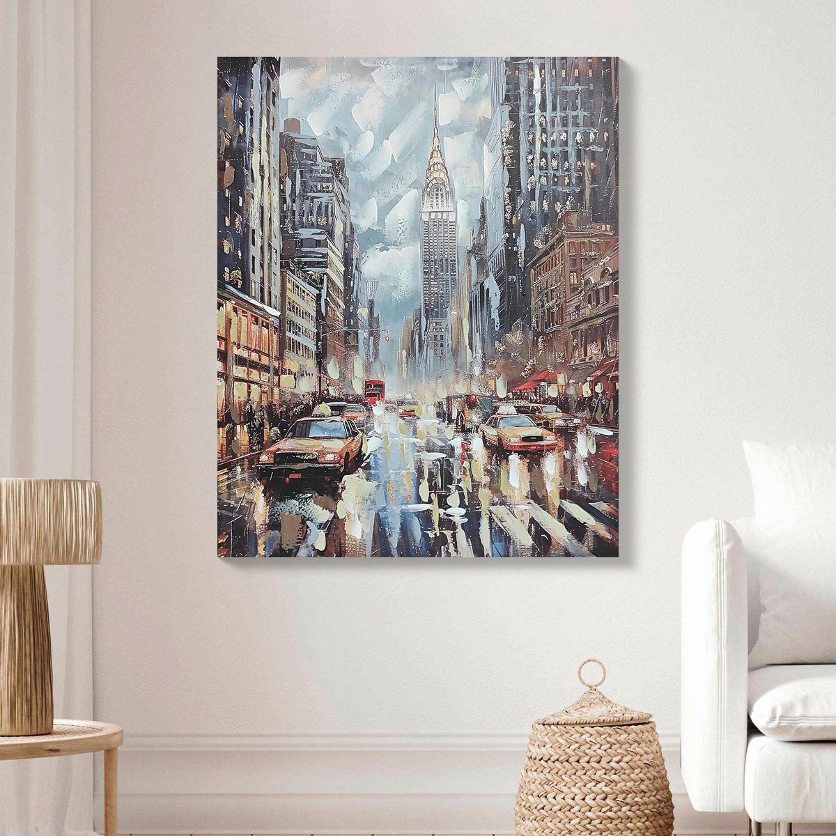 Obraz na plátne 120/60cm - viacfarebná, Modern, drevo/textil (80/100/3cm) - Mömax