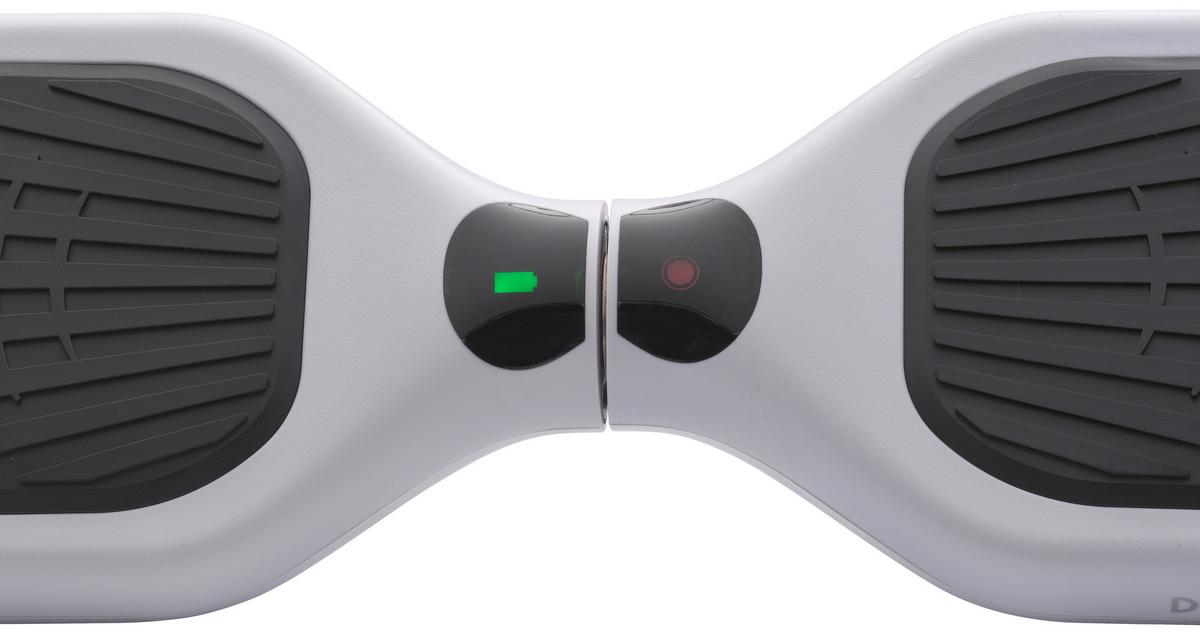 Self-Balancing-Scooter L: 60 cm Bis 90 Kg mit Led - Weiß, Basics (60/17,8/18,8cm)