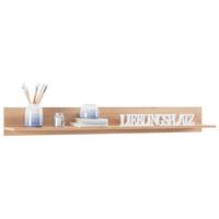 Falipolc Kashmir New - tölgyfa színű, Modern, faalapú anyag (155/20/20cm) - James Wood