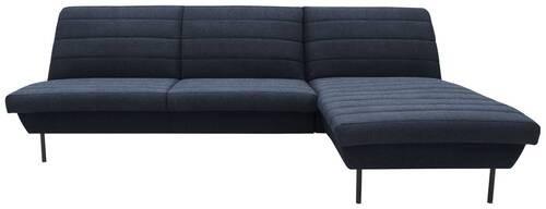 Ecksofa Looks Ix Blau - Blau/Schwarz, Design, Textil (274/168cm) - LOOKS by W.Joop