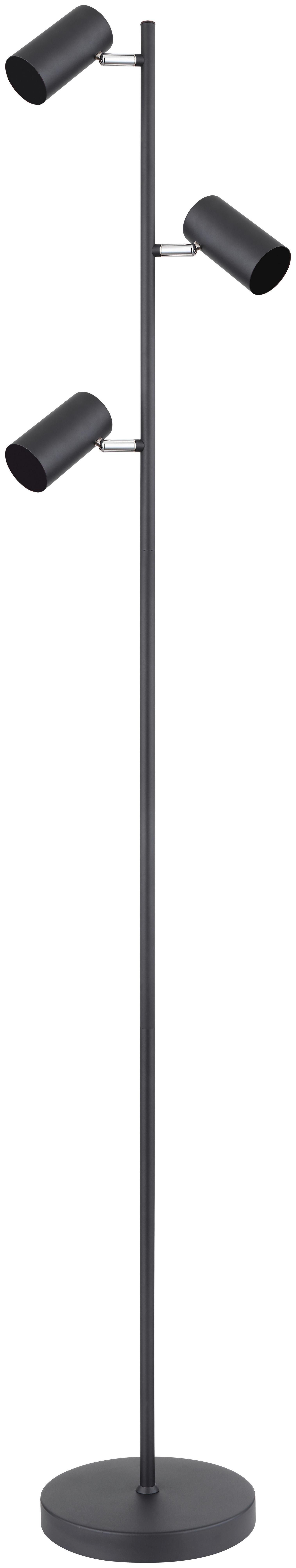 Stehleuchte Hedwig - Schwarz, MODERN, Metall (25/23/154cm) - Luca Bessoni