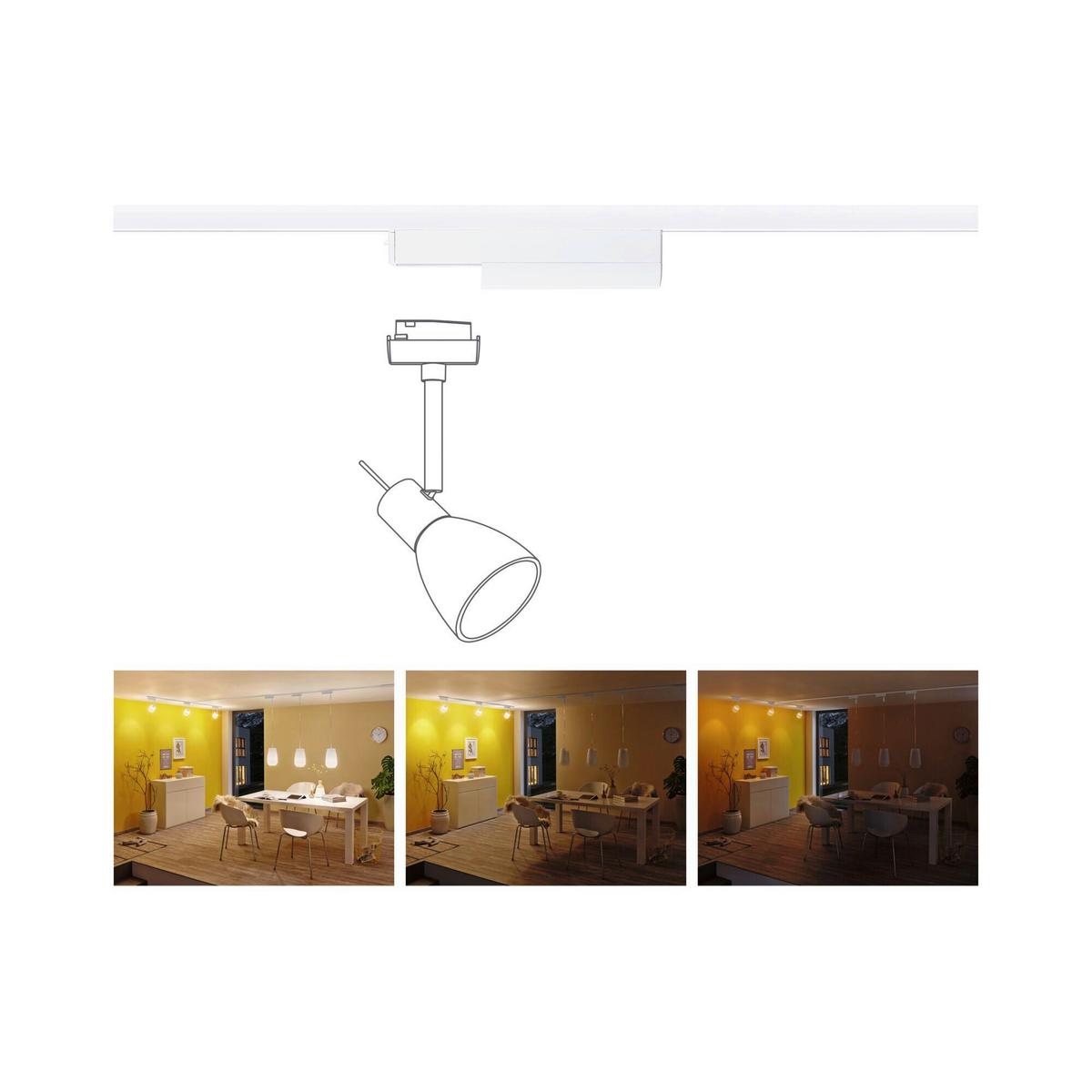 Schienensystem-Adapter 95677 Urail Adapter Zigbee Sw - Basics (17,5/5,0/2,0cm) - Paulmann