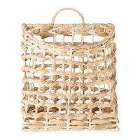 Koš Isa, V: 38cm - přírodní barvy, Basics, kov/přírodní materiály (31/38/15cm) - Modern Living