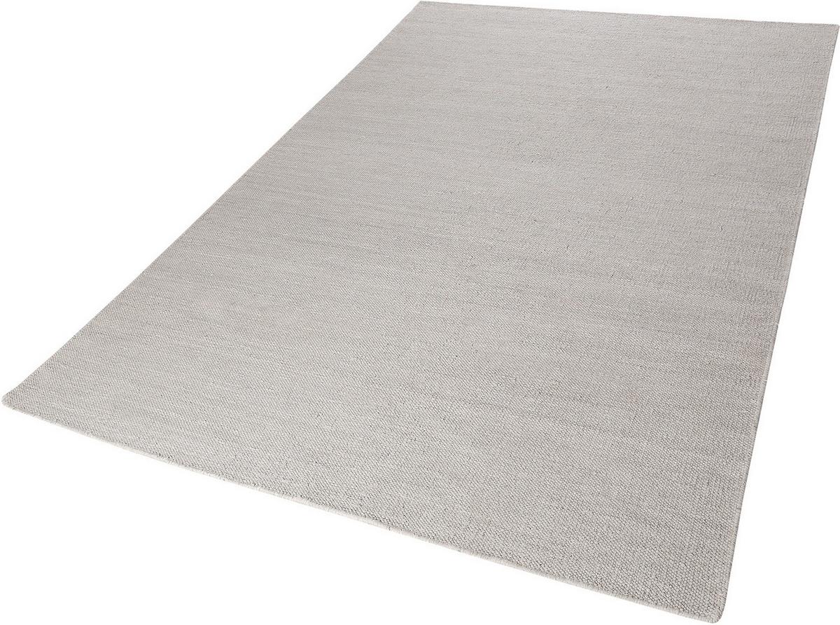 Handwebteppich Silber Baumwoll Rainbow Kelim 130x190 - Silberfarben, KONVENTIONELL, Textil (130/190cm) - Esprit