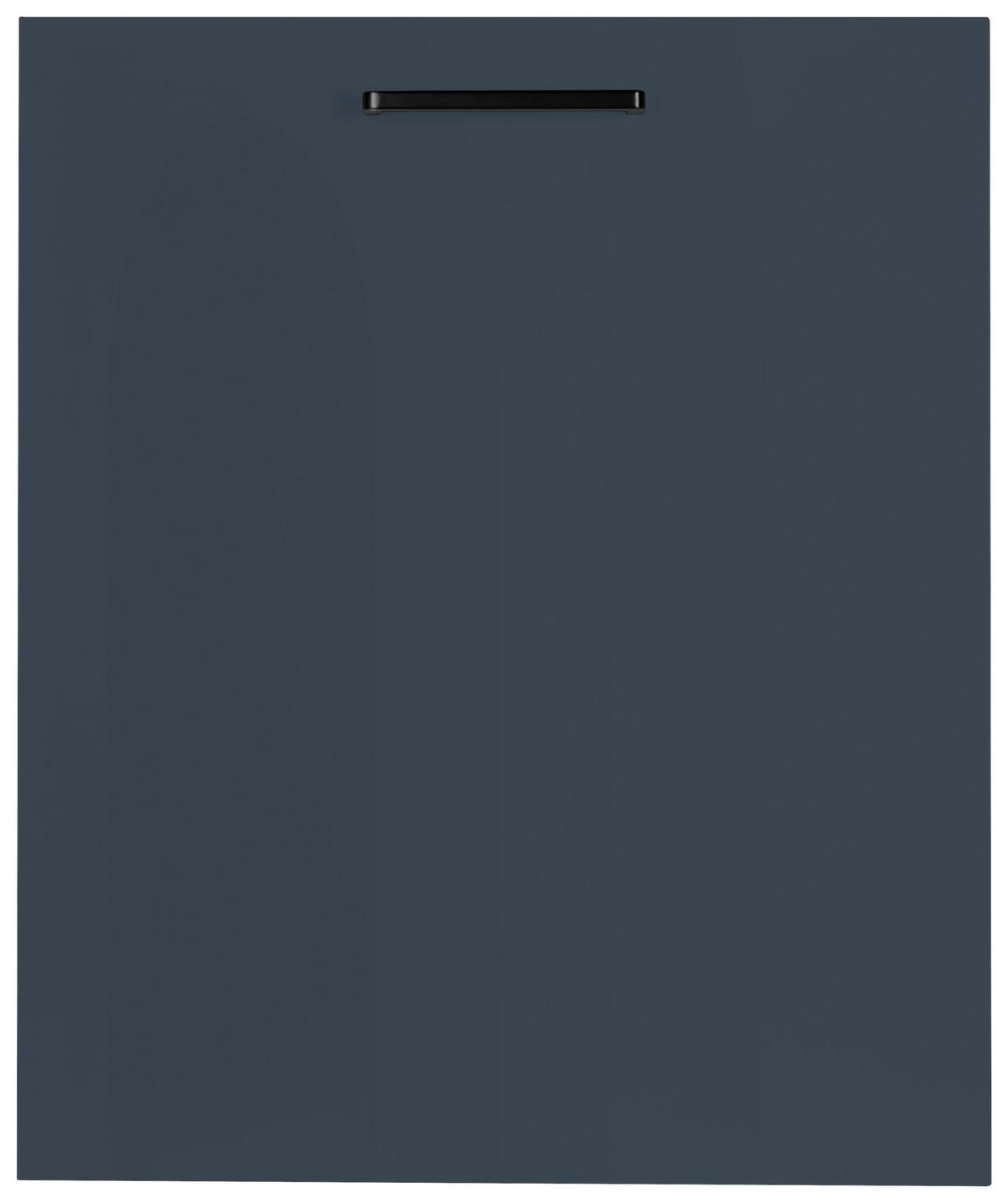 Geschirrspülerfront Easytouch - Blau, MODERN, Holzwerkstoff (45/72/1,9cm) - Nobilia