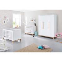 Babyzimmer 103415bg Riva - Eschefarben/Weiß, Design, Holzwerkstoff - Pinolino