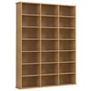 Regal Megosa Buchefarben Dekor - Buchefarben, Design, Holzwerkstoff (105/136/19cm) - MID.YOU