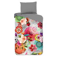BETTWÄSCHE ISAREA - Multicolor/Grau, Design, Textil (140/200cm)