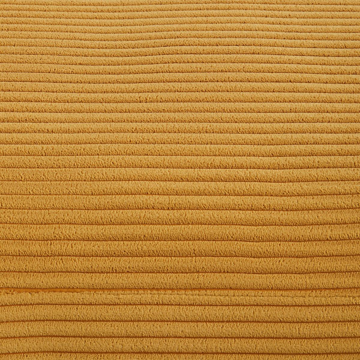 Rohová sedačka PEDRO, pravá, hořčicově žlutý manšestr - hořčicově žlutá, Moderní, textil (265/180cm) - Mömax