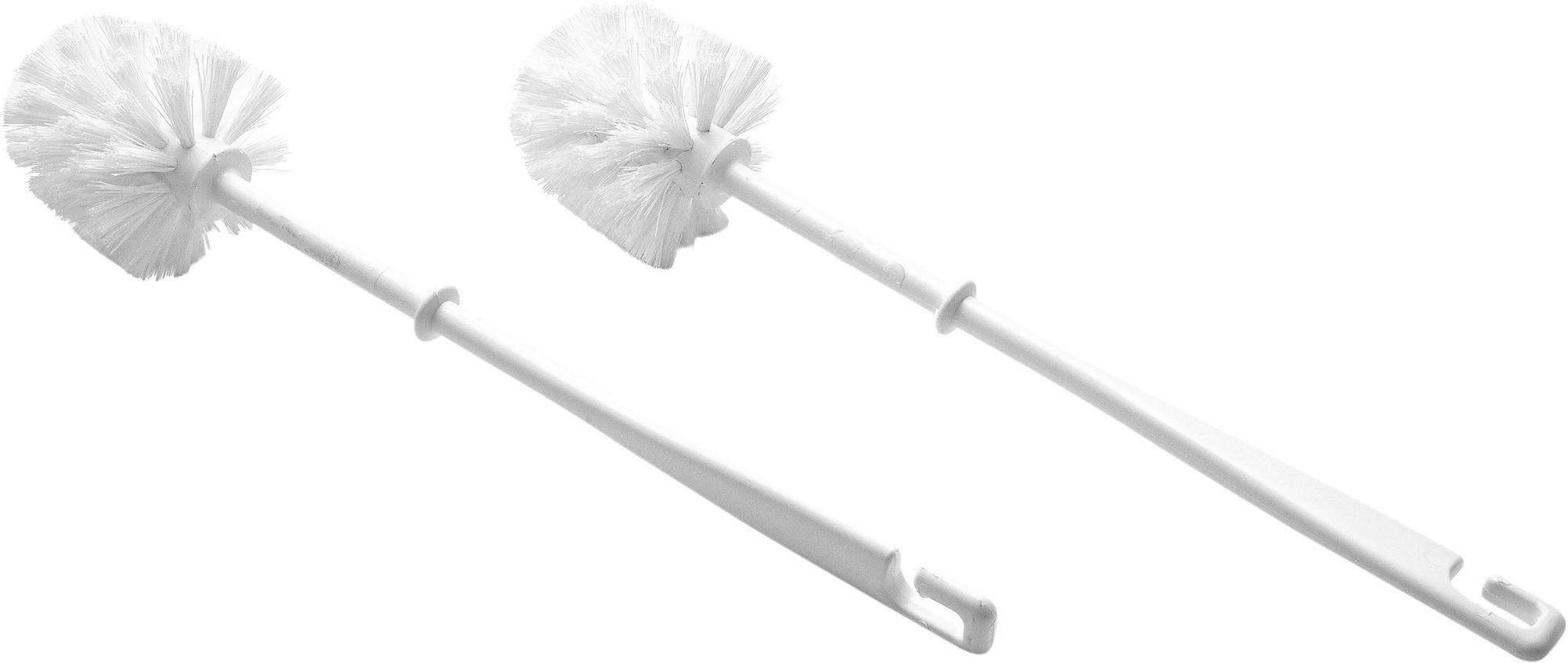 WC-Bürste Adalbero Stehend Kunststoff - Weiß, Kunststoff (8,0/36,0cm)