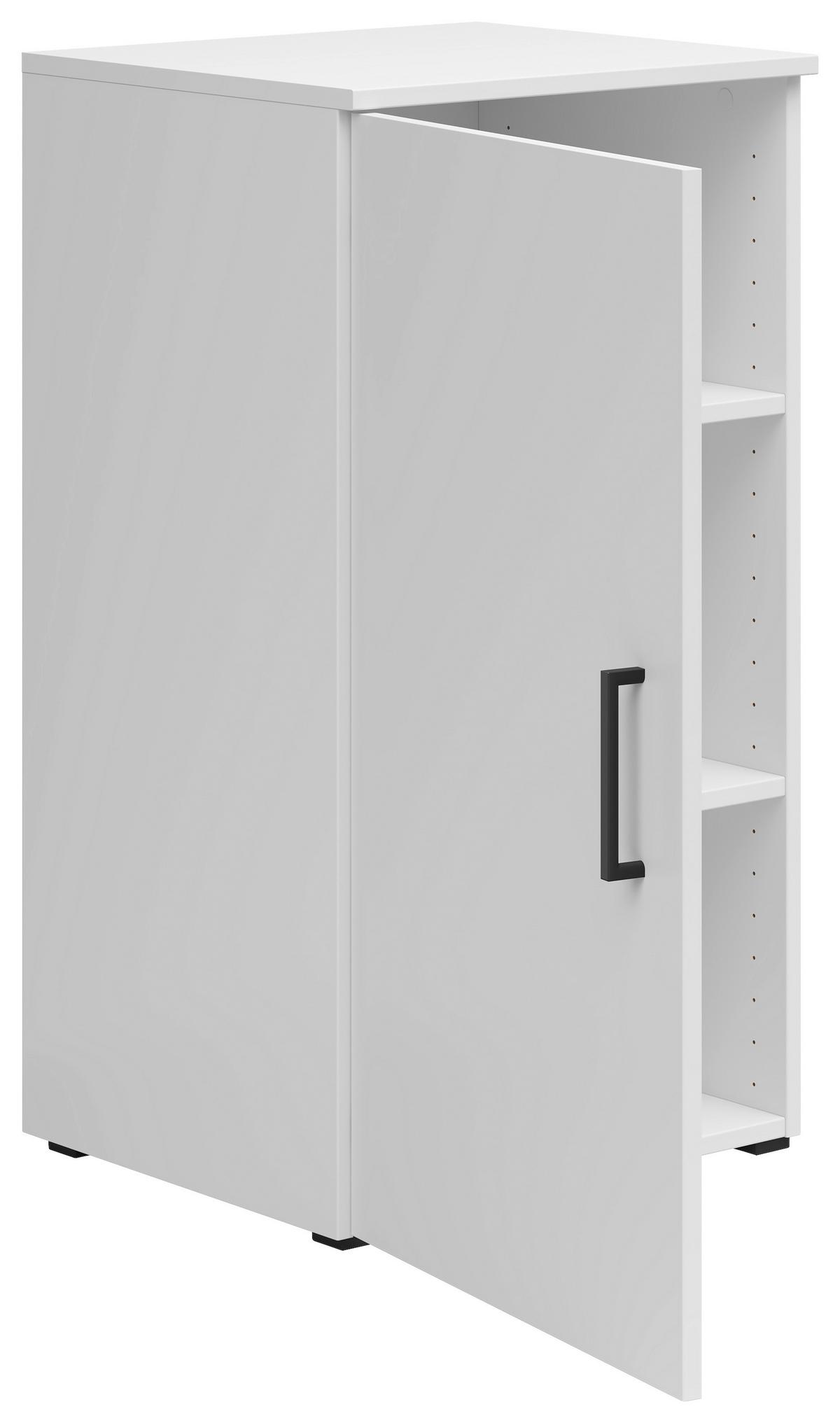 Komoda MULTISTAURAUM š: 45 cm - čierna/biela, Modern, kompozitné drevo/plast (45/83/40cm)