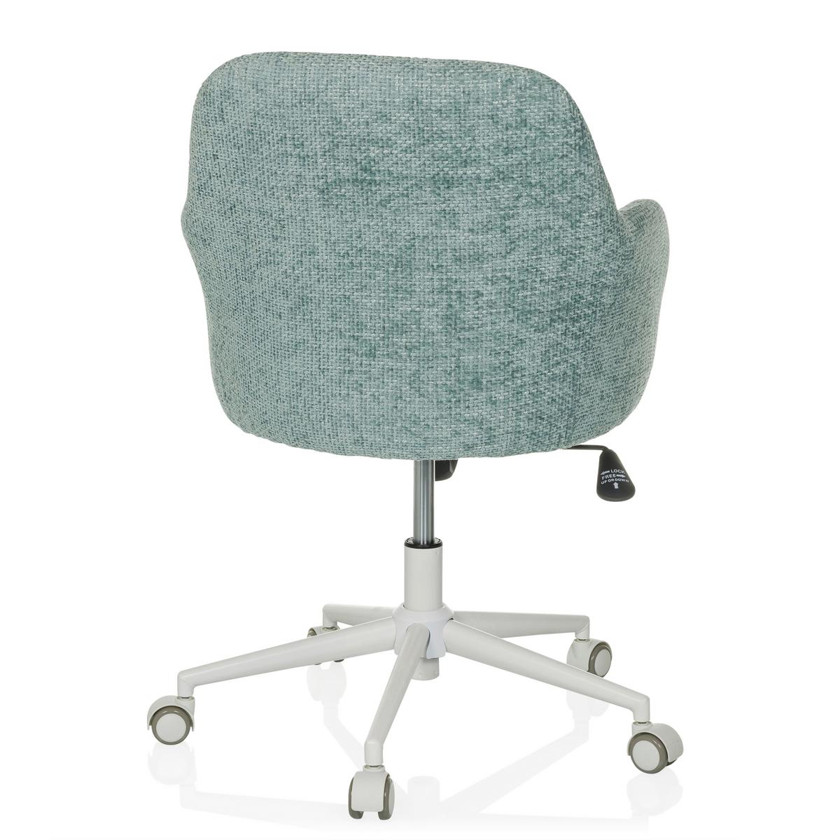 Drehstuhl Solao Home Mintgrau B: 58 cm - Mintgrau/Weiß, MODERN, Textil/Metall (58/78/60cm) - MID.YOU