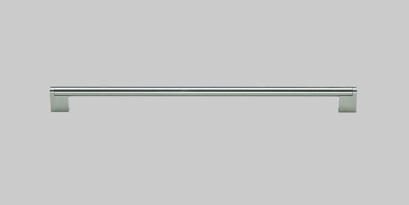 Relinggriff Edelstahlfarben Griffe - Edelstahlfarben, MODERN, Metall - Vertico