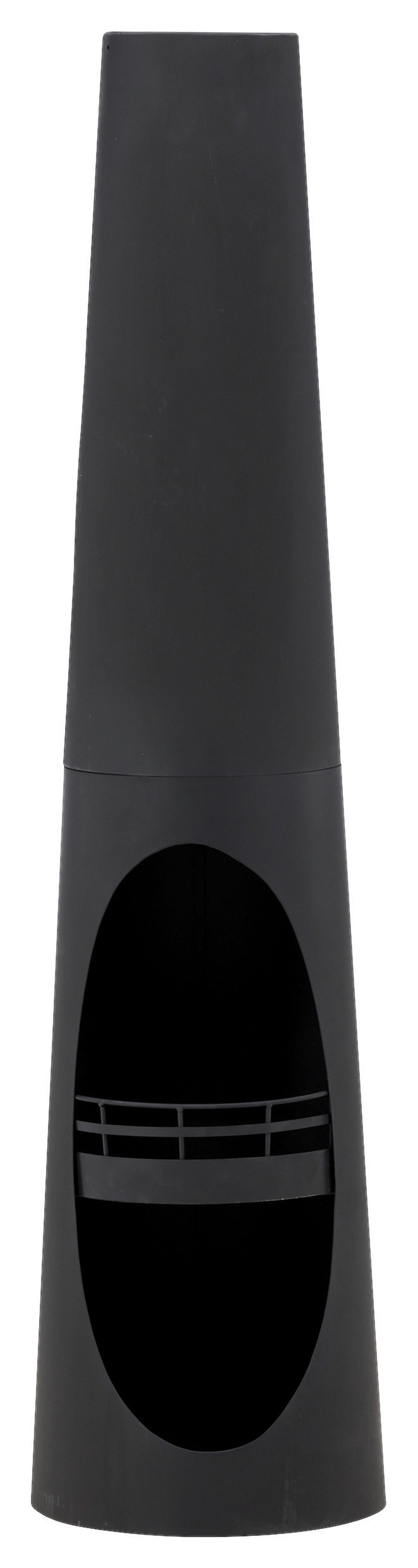 Feuerstelle Bastian - Schwarz, KONVENTIONELL, Metall (33/135/33cm) - Gardenson