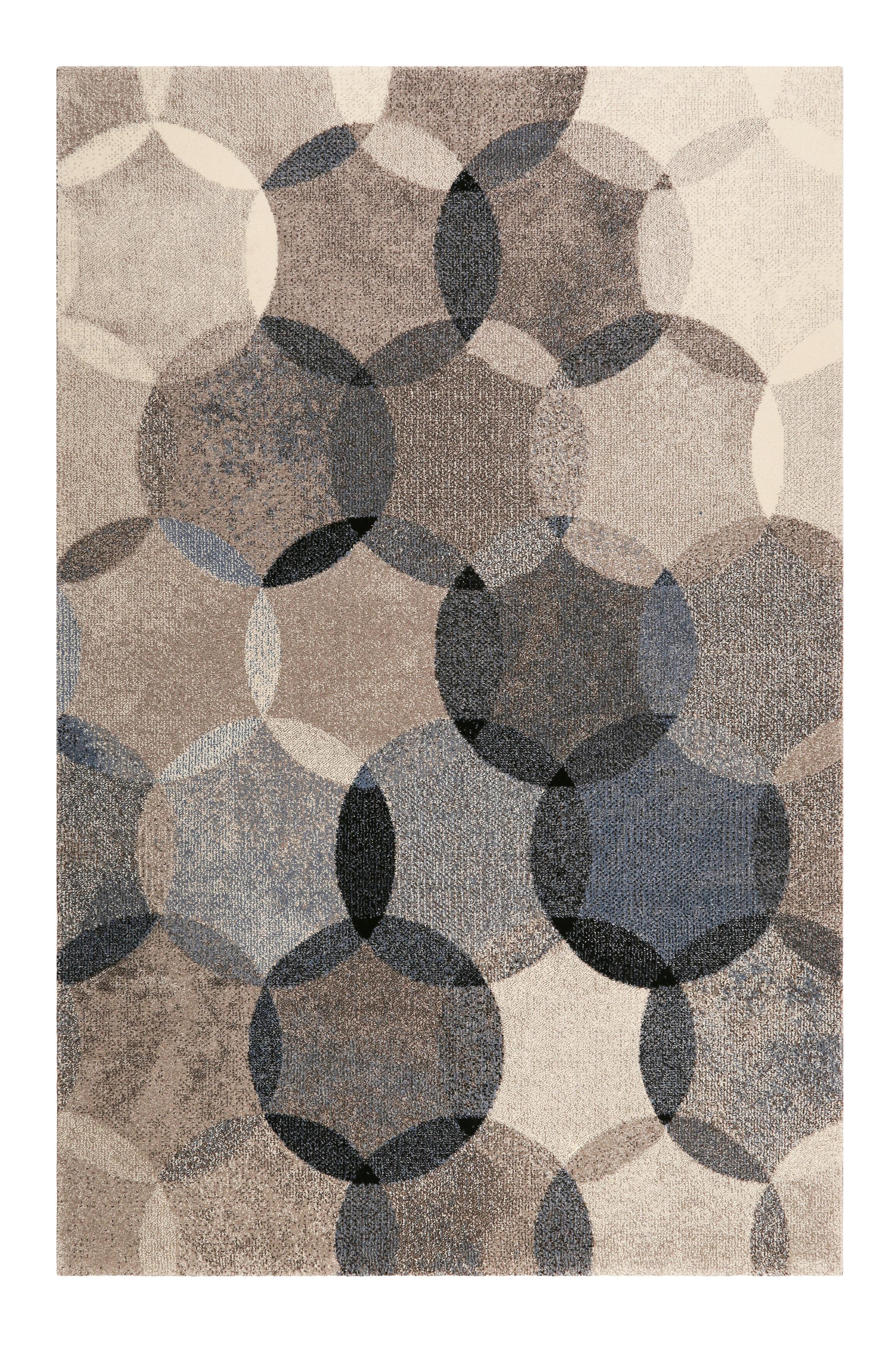Webteppich Modernina Blau 200x290 cm - Blau/Pastellblau, KONVENTIONELL, Textil (200/290cm) - Esprit
