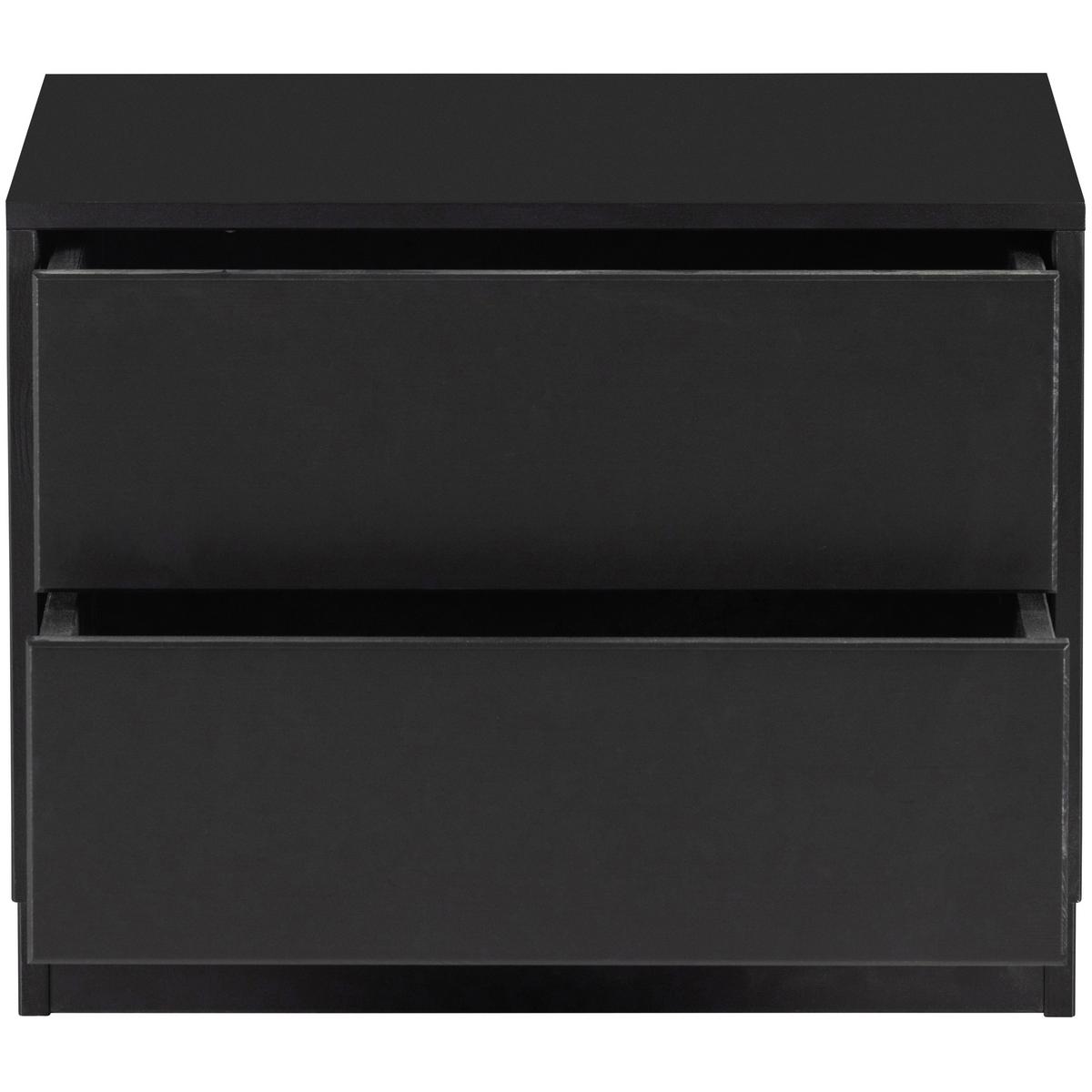 Lowboard Finca Schwarz B: 50cm - Schwarz, Design, Holz (50/40/40cm) - Livetastic