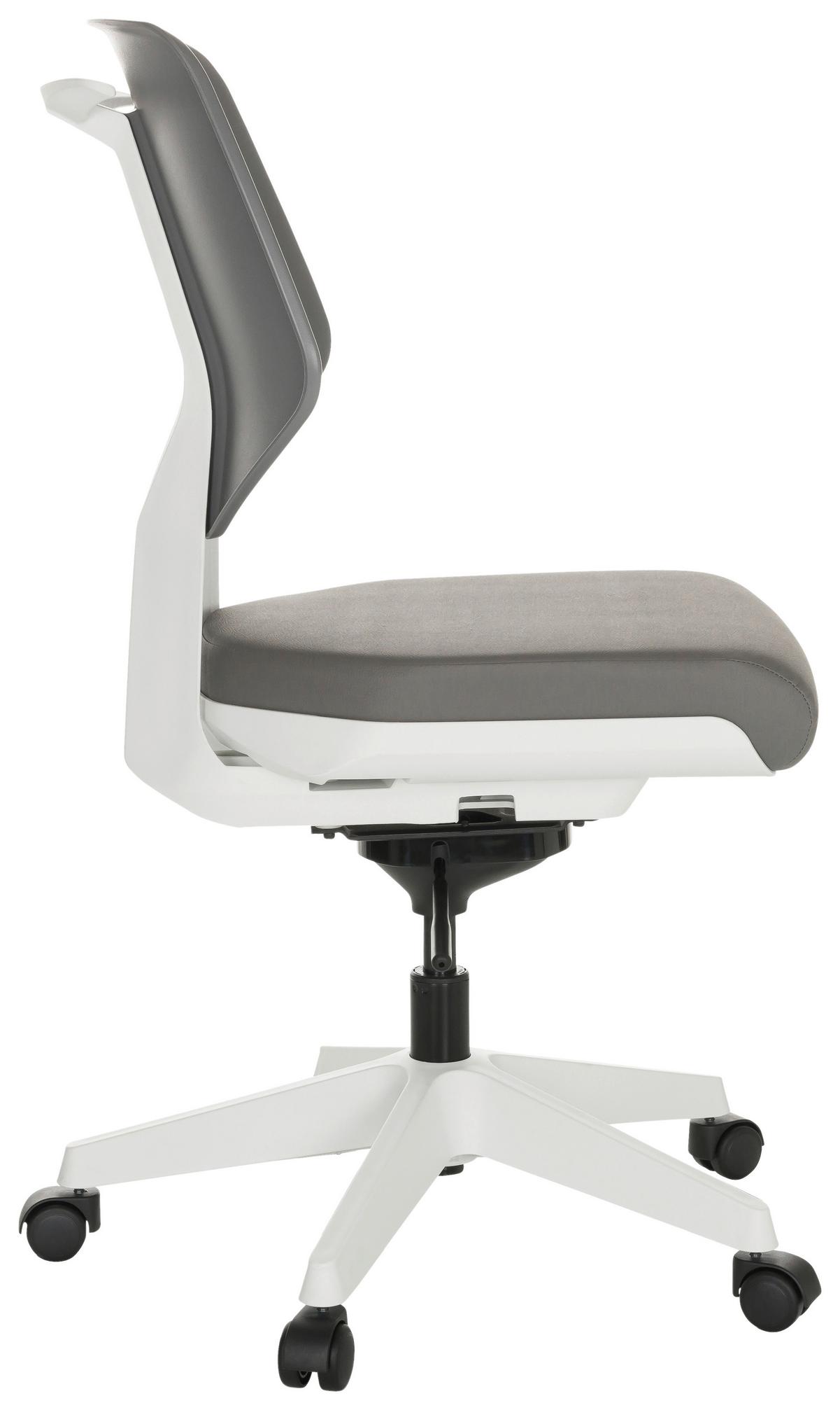 Bürostuhl Move Work Grau - Grau, Basics, Kunststoff/Textil (59/95/59cm) - MID.YOU