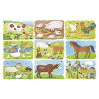 Kindertischset Sven aus Kunststoff, 28x44 cm - Multicolor, Basics, Kunststoff - Luca Bessoni