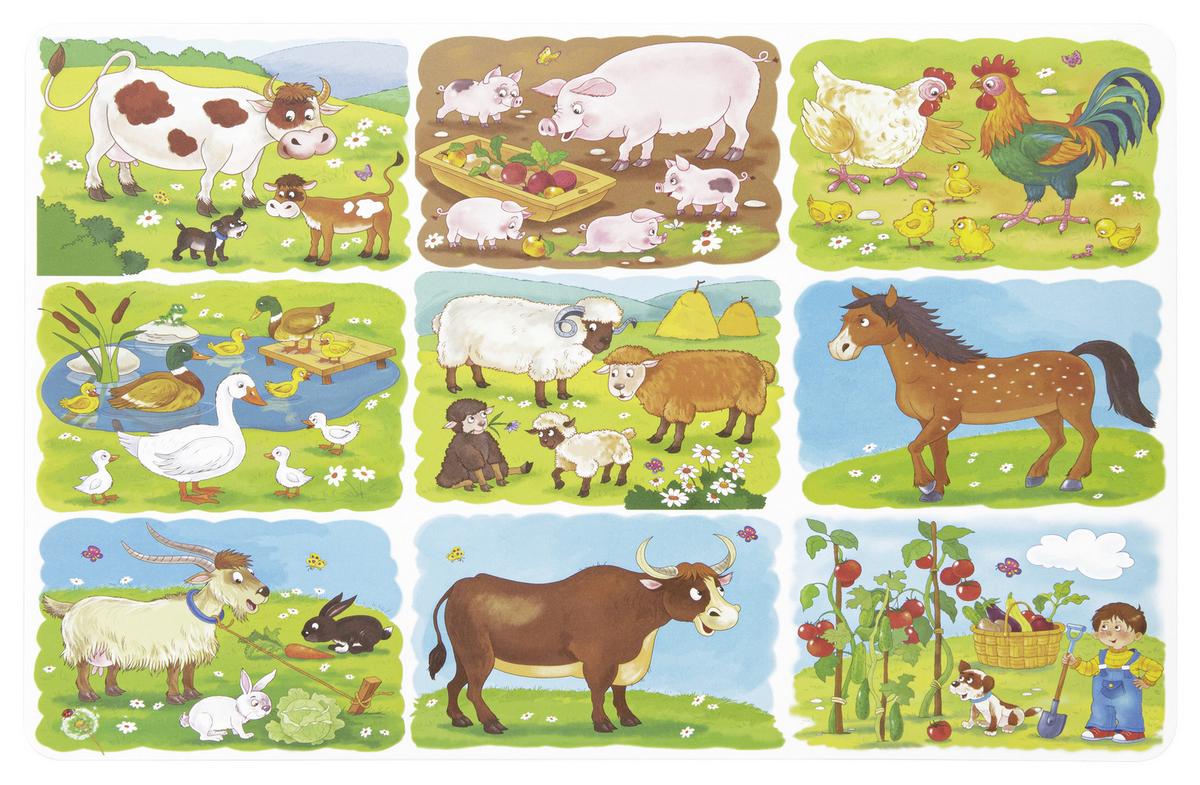 Kindertischset Sven aus Kunststoff, 28x44 cm - Multicolor, Basics, Kunststoff - Luca Bessoni