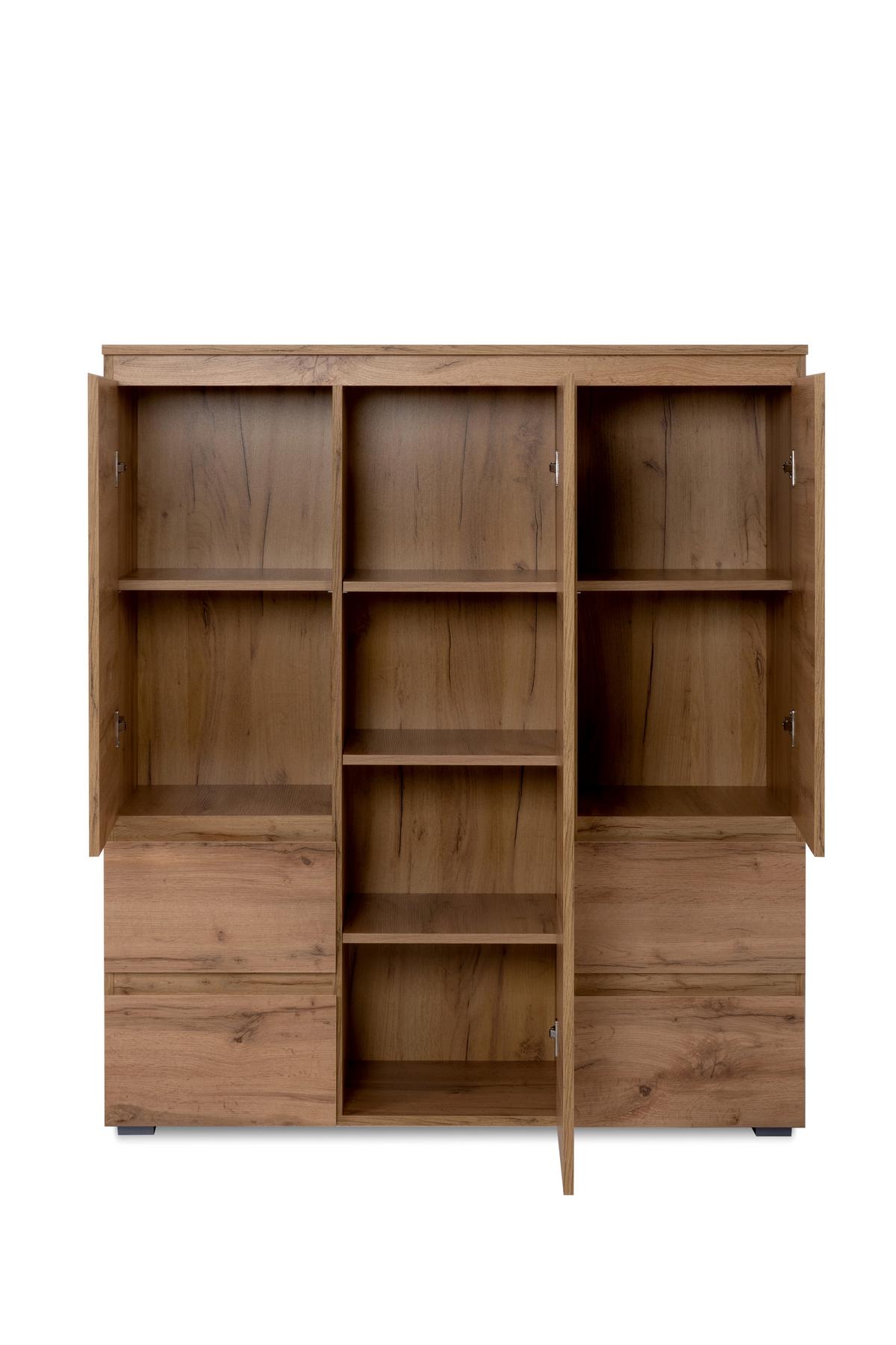 Highboard Image 53a - Honigeiche, Design, Holzwerkstoff (116/131/40cm) - MID.YOU