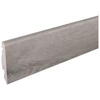 Sockelleiste Ontano Grey - Grau, Basics, Kunststoff (240/5.8/1.2cm)