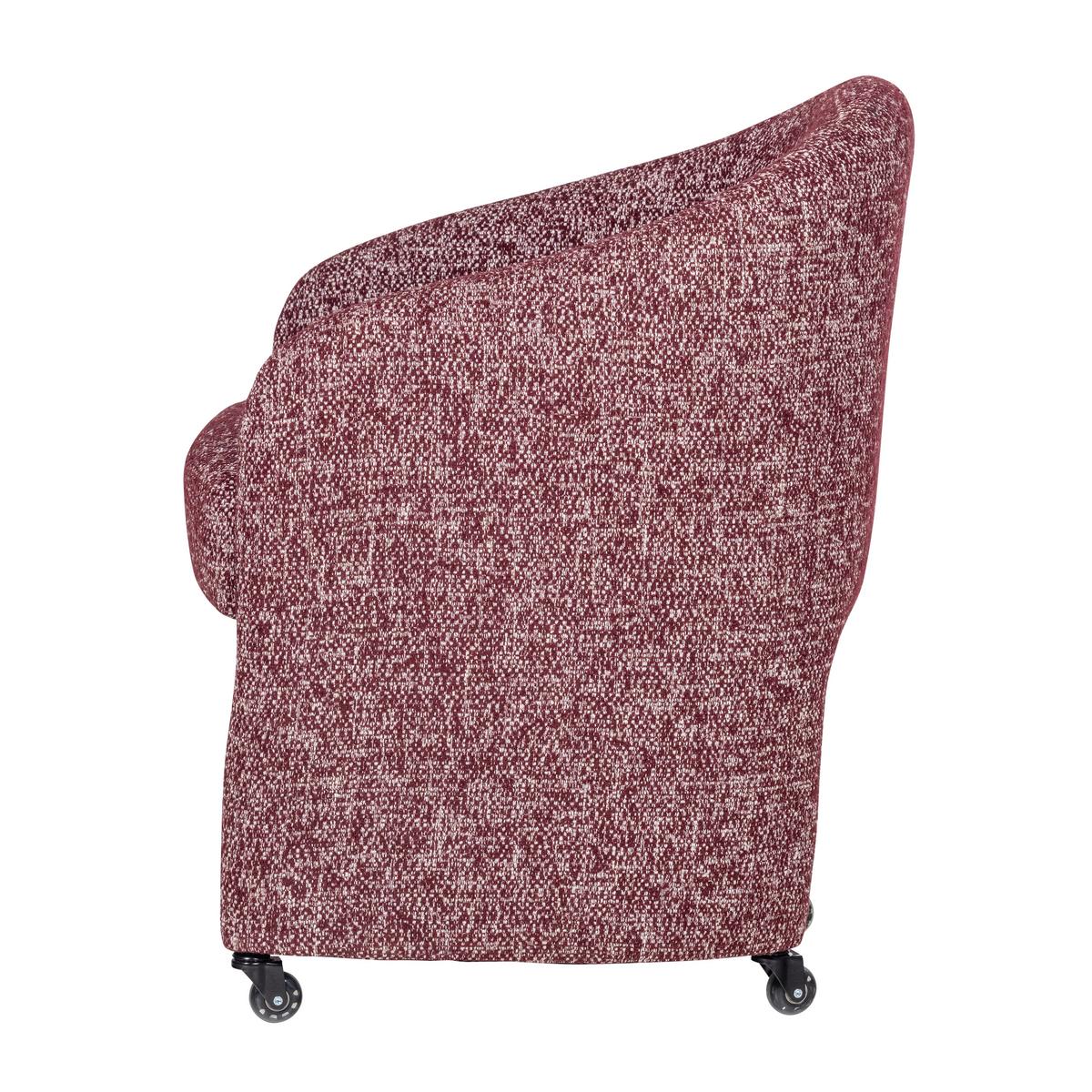 ARMLEHNSTUHL Cordo Bordeaux B: 64cm - Bordeaux, MODERN, Kunststoff/Textil (64/83/64cm) - Livetastic