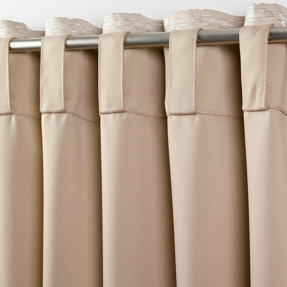 Zatemňovací záves Riccardo, 140/245cm, béžová - béžová, Modern, textil (140/245cm) - Premium Living