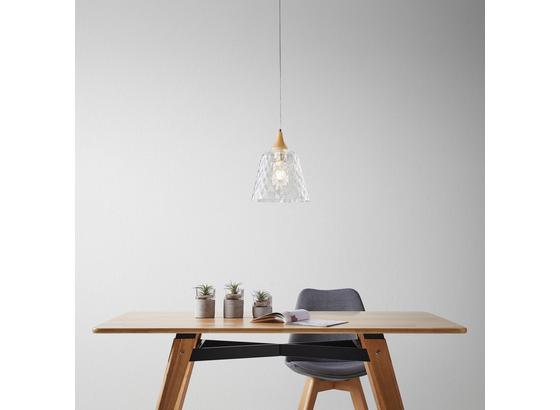 Závěsné Svítidlo Liva - transparentné, Moderný, kov/sklo (23/120cm) - Modern Living Závěsné Svítidlo Liva - transparentné, Moderný, kov/sklo (23/120cm) - Modern Living