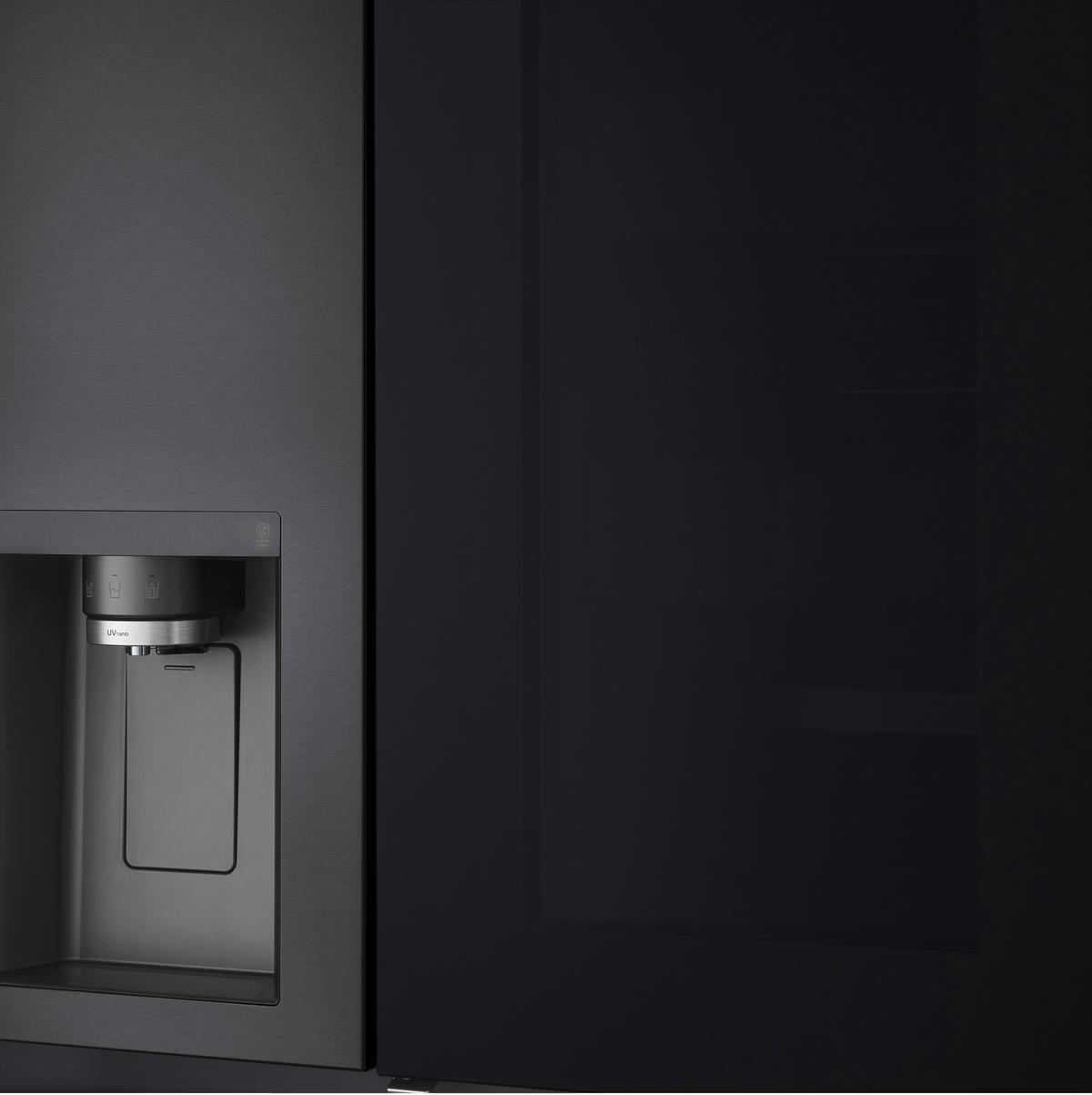 Side-by-side Gsxv90mcde Schwarz - Schwarz, Basics, Glas/Kunststoff (91,3/179/73,5cm) - LG