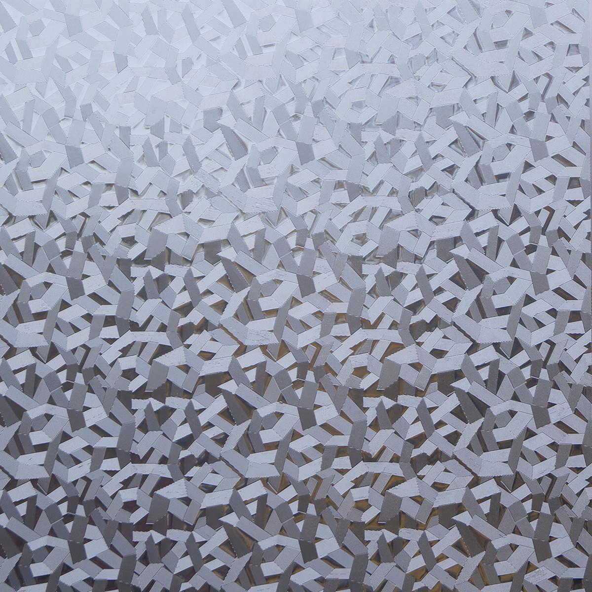 Fensterfolie Statisch Haftend Geomag-Design 150x67,5 Cm - Transparent, KONVENTIONELL, Kunststoff (67,5/150cm)