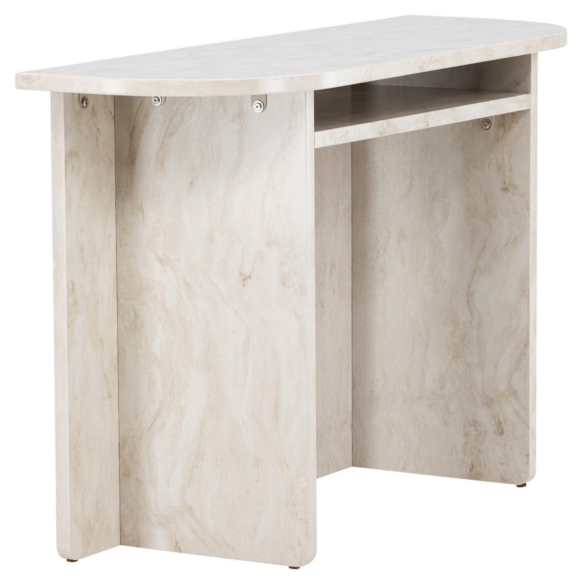 Konsolentisch Alesund Holz Dekor B: 40 cm - Design (120/40/75cm) - Livetastic