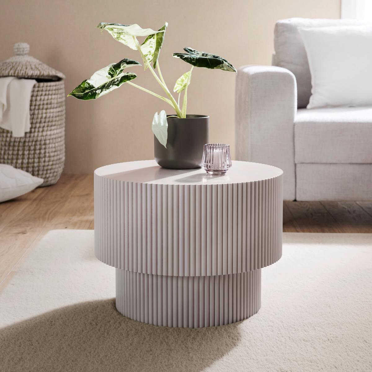 ODKLÁDACÍ STOLEK LEON -TREND- - šedá, Moderní, kompozitní dřevo (45/35/45cm) - Mömax