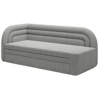 Récamiere Fabillo Grau B: 223cm - Schwarz/Grau, Design, Textil (86/80/223cm) - MID.YOU