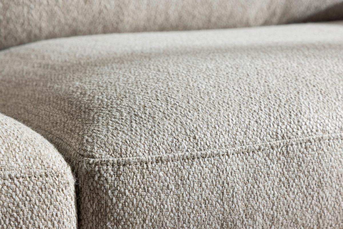 3-sitzer-sofa Olympos Beige B: 214cm - Beige, MODERN, Holz/Textil (214/90/88cm) - Livetastic