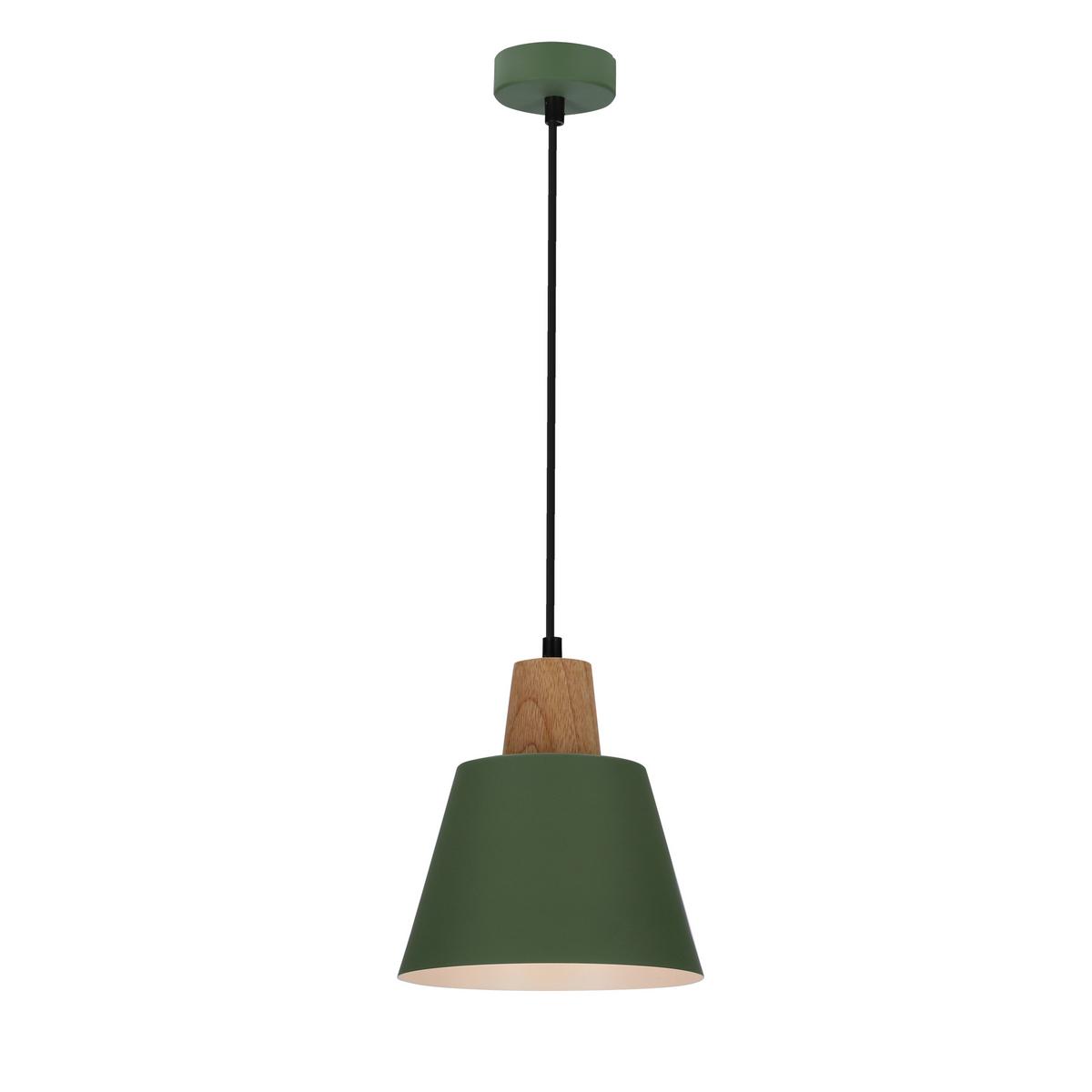 Pendelleuchte 50101260 Faro - Dunkelgrün/Schwarz, Trend, Metall (17/24/90cm)